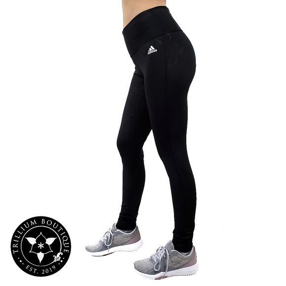 BUNDLE - Adidas Embossed Track Jacket & Adidas Embossed Tights NWT - Picture 10 of 14